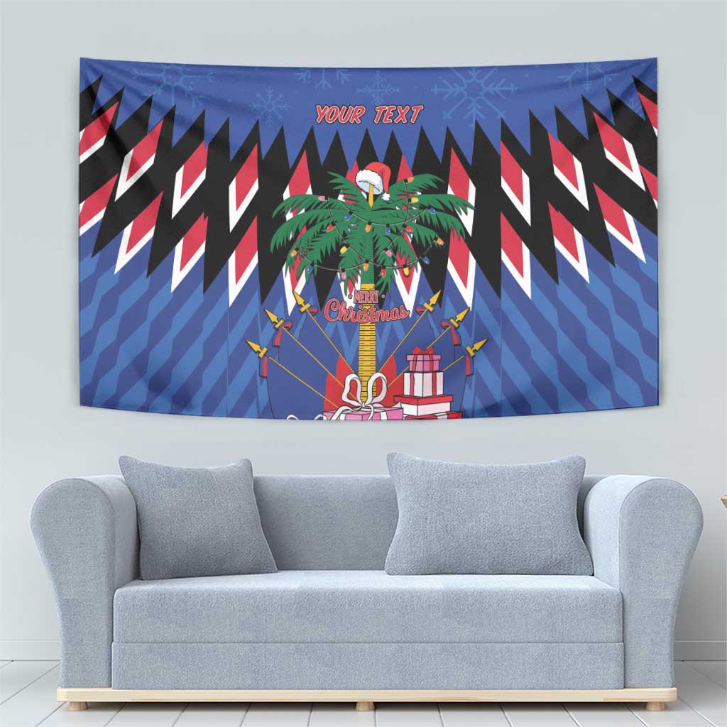 Personalized Haiti Tapestry Christmas Festive Vibes - Wonder Print Shop