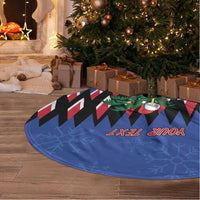 Personalized Haiti Tree Skirt Christmas Festive Vibes - Wonder Print Shop