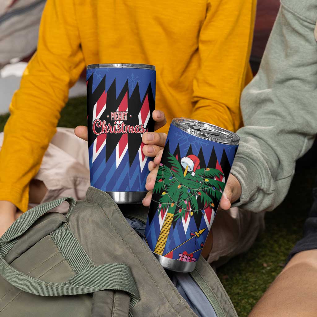 Personalized Haiti Tumbler Cup Christmas Festive Vibes - Wonder Print Shop