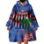 Personalized Haiti Wearable Blanket Hoodie Christmas Festive Vibes - Wonder Print Shop