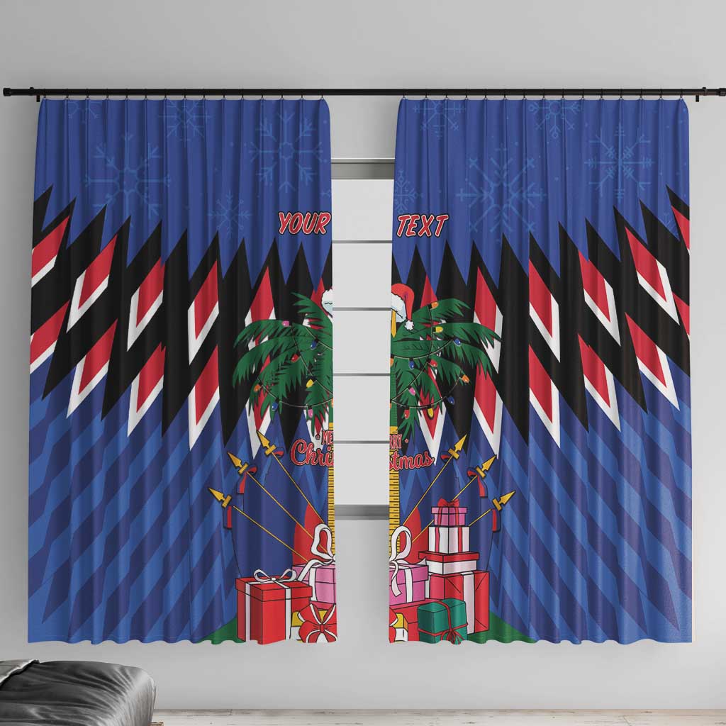 Personalized Haiti Window Curtain Christmas Festive Vibes - Wonder Print Shop