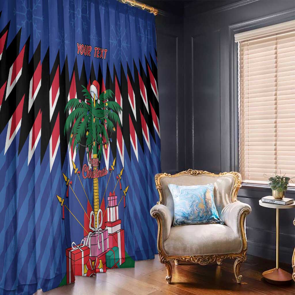 Personalized Haiti Window Curtain Christmas Festive Vibes - Wonder Print Shop