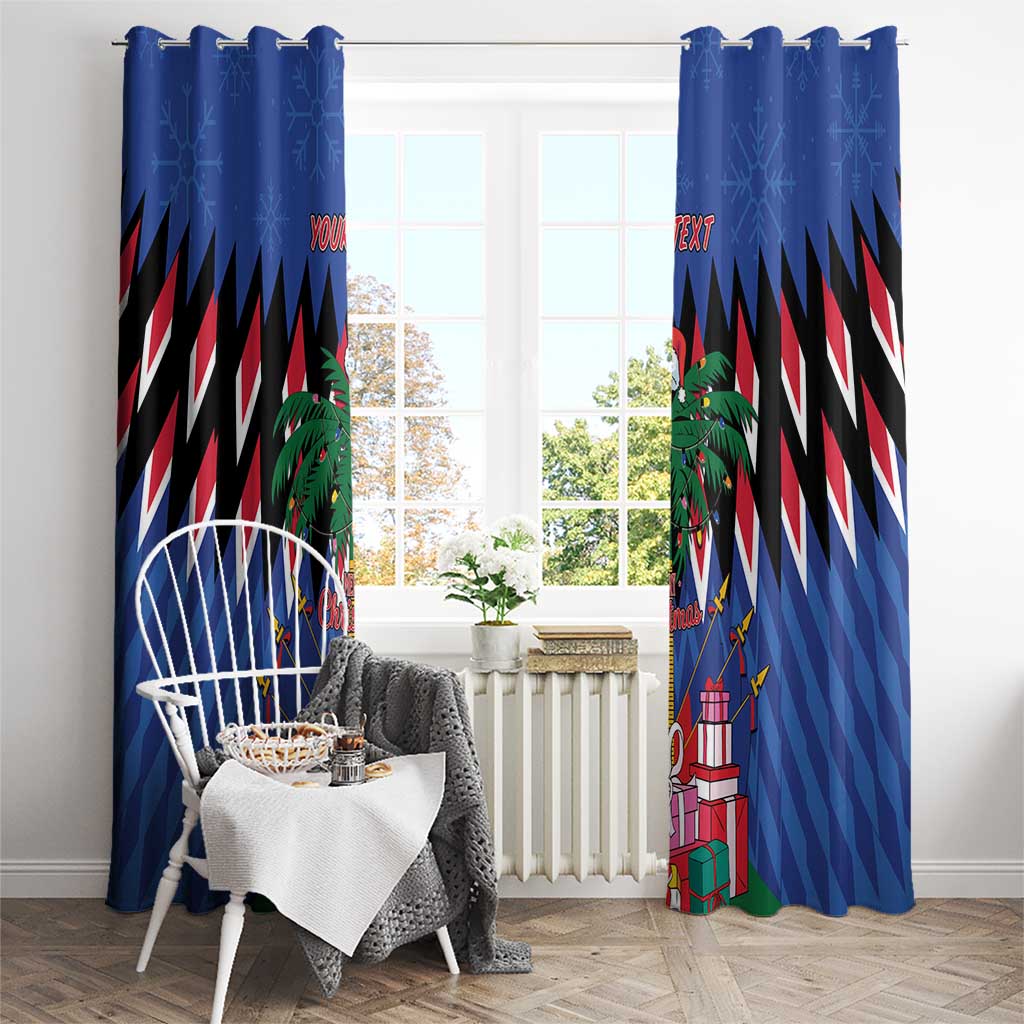 Personalized Haiti Window Curtain Christmas Festive Vibes - Wonder Print Shop