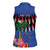 Personalized Haiti Women Sleeveless Polo Shirt Christmas Festive Vibes - Wonder Print Shop