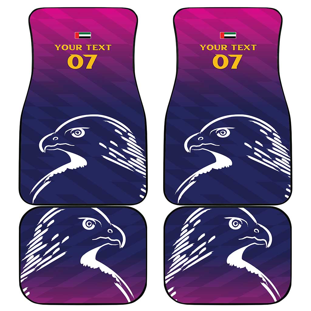 UAE Cricket Custom Car Mats Arabian Falcon LT7 - Wonder Print Shop