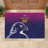 UAE Cricket Custom Rubber Doormat Arabian Falcon - Wonder Print Shop