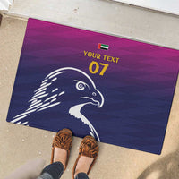 UAE Cricket Custom Rubber Doormat Arabian Falcon - Wonder Print Shop