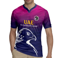 UAE Cricket Custom Rugby Jersey Arabian Falcon - Wonder Print Shop