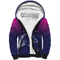 UAE Cricket Custom Sherpa Hoodie Arabian Falcon - Wonder Print Shop