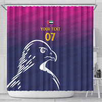UEA Cricket Custom Shower Curtain Arabian Falcon