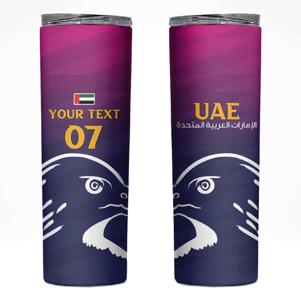 UAE Cricket Custom Skinny Tumbler Arabian Falcon - Wonder Print Shop