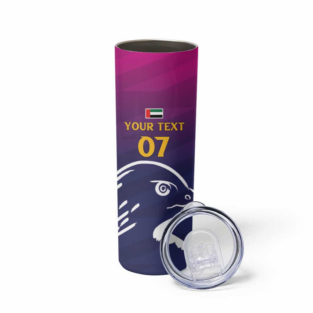 UAE Cricket Custom Skinny Tumbler Arabian Falcon - Wonder Print Shop