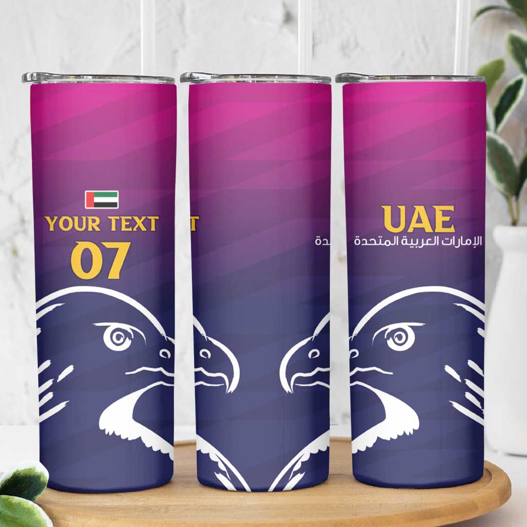 UAE Cricket Custom Skinny Tumbler Arabian Falcon - Wonder Print Shop