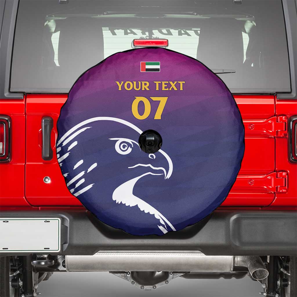 UAE Cricket Custom Spare Tire Cover Arabian Falcon - Wonder Print Shop