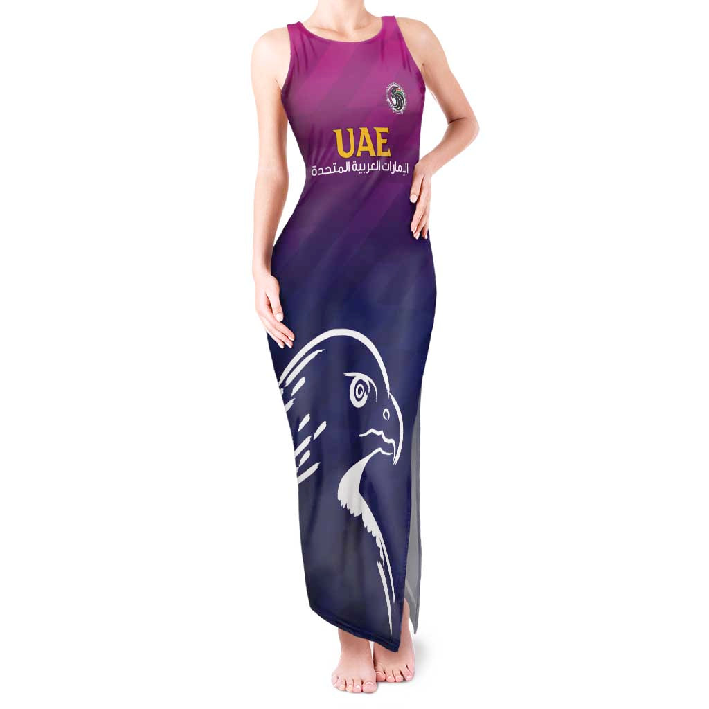 UAE Cricket Custom Tank Maxi Dress Arabian Falcon - Wonder Print Shop
