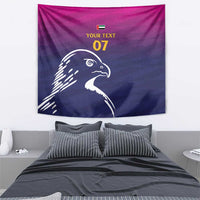 UAE Cricket Custom Tapestry Arabian Falcon - Wonder Print Shop