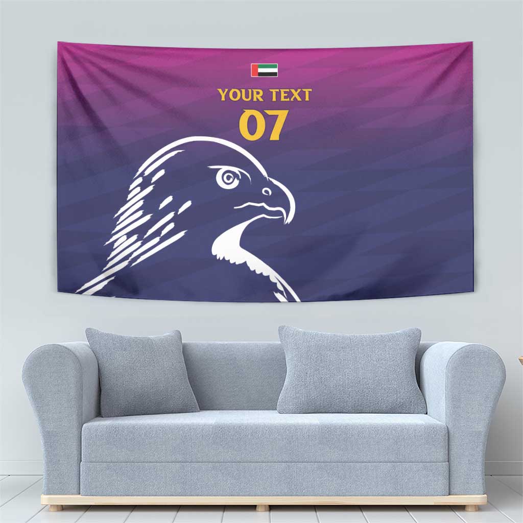 UAE Cricket Custom Tapestry Arabian Falcon - Wonder Print Shop