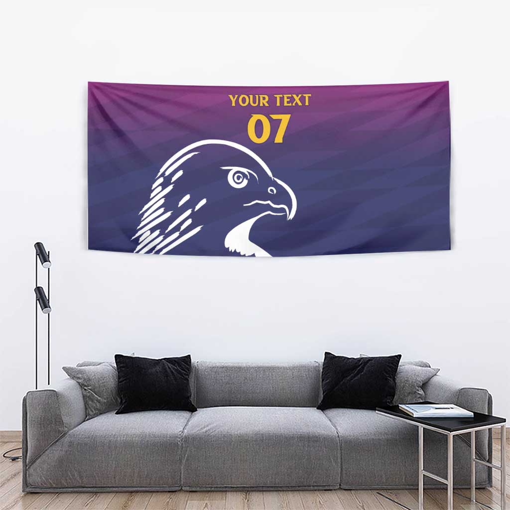 UAE Cricket Custom Tapestry Arabian Falcon - Wonder Print Shop