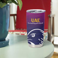 UAE Cricket Custom Tumbler Cup Arabian Falcon - Wonder Print Shop