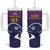 UAE Cricket Custom Tumbler With Handle Arabian Falcon - Wonder Print Shop