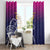 UAE Cricket Custom Window Curtain Arabian Falcon - Wonder Print Shop