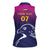 UAE Cricket Custom Women Sleeveless Polo Shirt Arabian Falcon - Wonder Print Shop