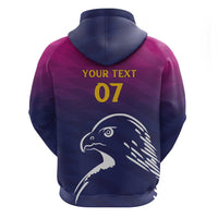 UAE Cricket Custom Zip Hoodie Arabian Falcon - Wonder Print Shop