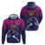 UAE Cricket Custom Zip Hoodie Arabian Falcon - Wonder Print Shop