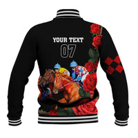Horse Racing Custom Baseball Jacket 151st Anniversary Race For the Roses LT7