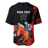 Horse Racing Custom Baseball Jersey 151st Anniversary Race For the Roses LT7