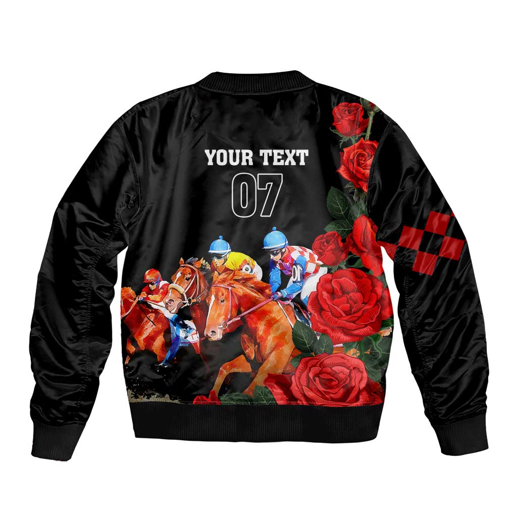 Horse Racing Custom Bomber Jacket 151st Anniversary Race For the Roses LT7