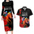 Horse Racing Custom Couples Matching Long Sleeve Bodycon Dress and Hawaiian Shirt 151st Anniversary Race For the Roses LT7