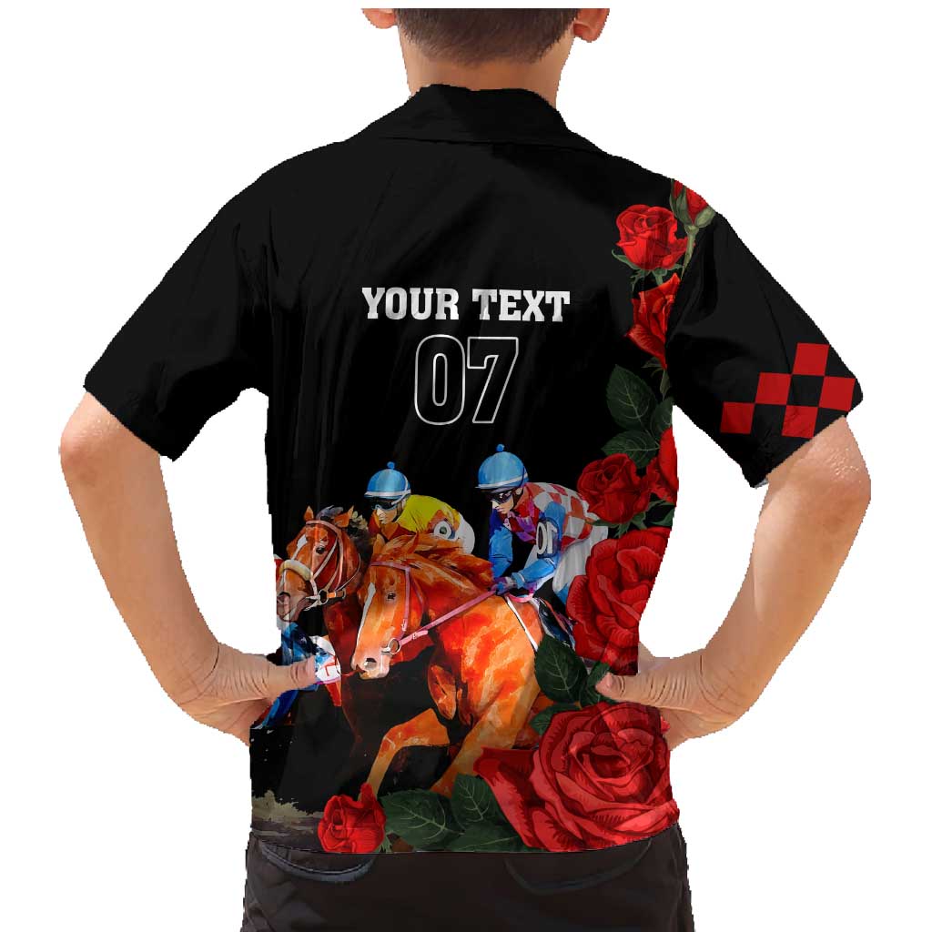 Horse Racing Custom Family Matching Mermaid Dress and Hawaiian Shirt 151st Anniversary Race For the Roses LT7