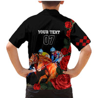 Horse Racing Custom Family Matching Mermaid Dress and Hawaiian Shirt 151st Anniversary Race For the Roses LT7