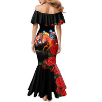 Horse Racing Custom Family Matching Mermaid Dress and Hawaiian Shirt 151st Anniversary Race For the Roses LT7