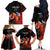 Horse Racing Custom Family Matching Off Shoulder Long Sleeve Dress and Hawaiian Shirt 151st Anniversary Race For the Roses LT7