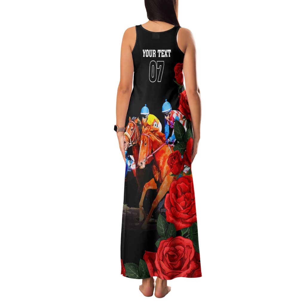 Horse Racing Custom Family Matching Tank Maxi Dress and Hawaiian Shirt 151st Anniversary Race For the Roses LT7