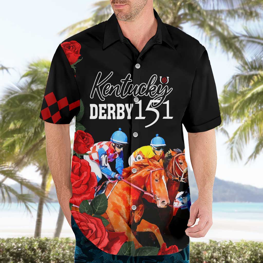 Horse Racing Custom Hawaiian Shirt 151st Anniversary Race For the Roses LT7