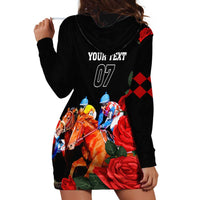 Horse Racing Custom Hoodie Dress 151st Anniversary Race For the Roses LT7