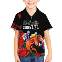 Horse Racing Custom Kid Hawaiian Shirt 151st Anniversary Race For the Roses LT7