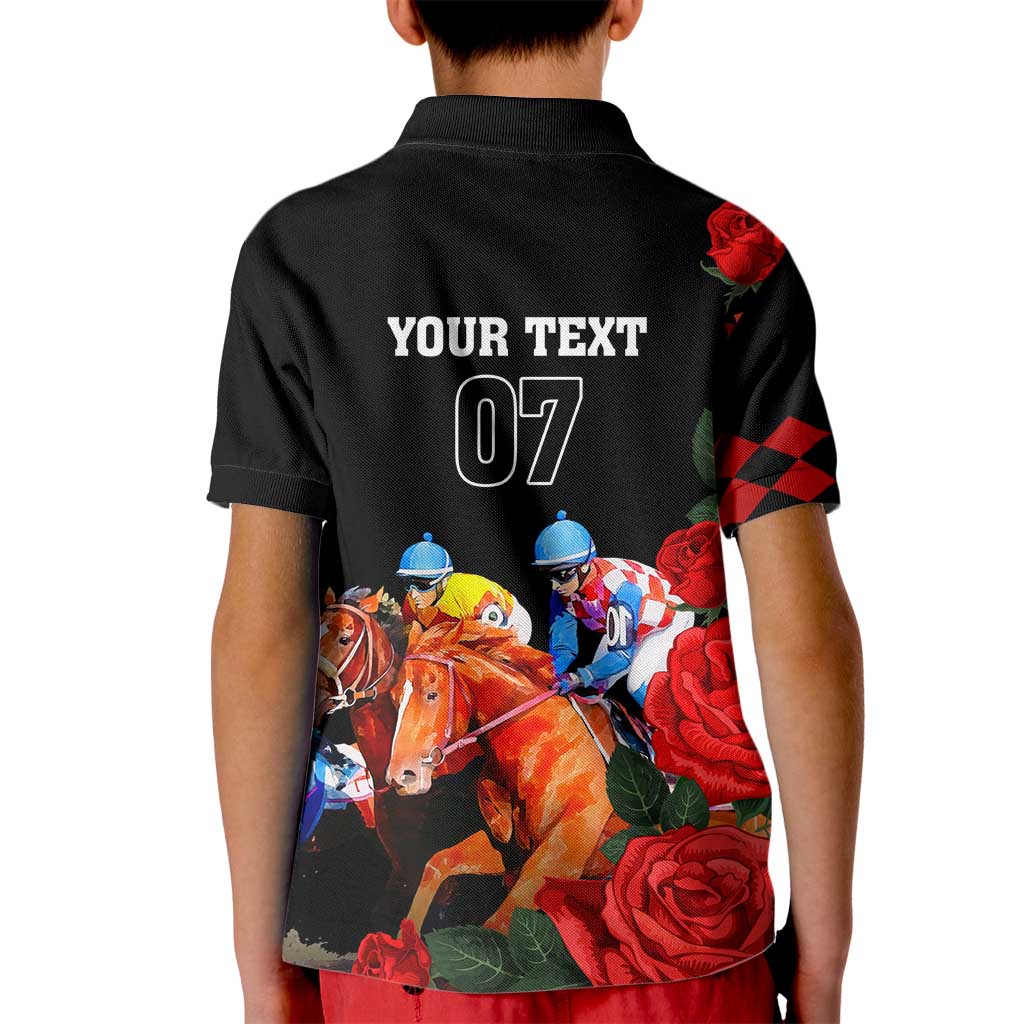 Horse Racing Custom Kid Polo Shirt 151st Anniversary Race For the Roses LT7
