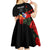 Horse Racing Custom Kid Short Sleeve Dress 151st Anniversary Race For the Roses LT7