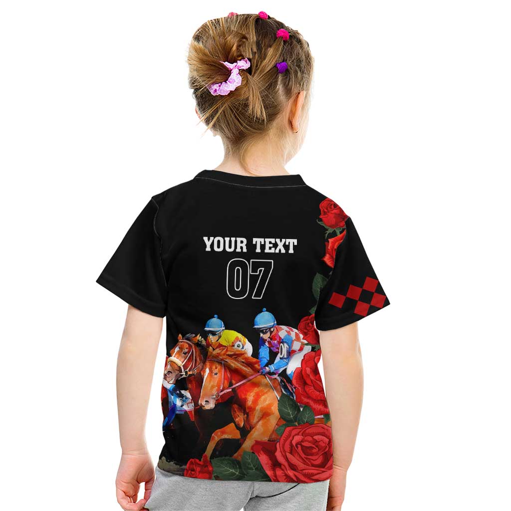 Horse Racing Custom Kid T Shirt 151st Anniversary Race For the Roses LT7