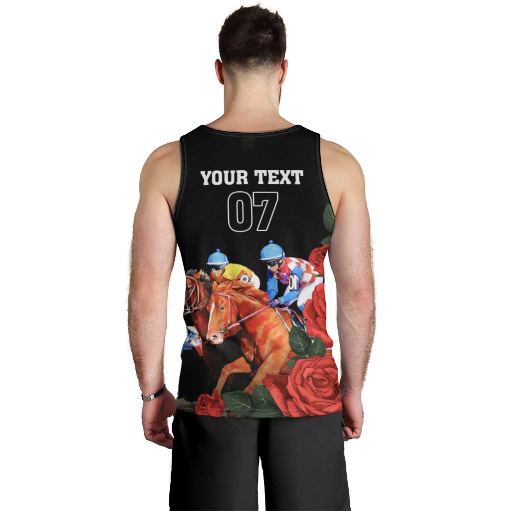 Horse Racing Custom Men Tank Top 151st Anniversary Race For the Roses LT7