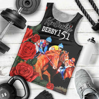 Horse Racing Custom Men Tank Top 151st Anniversary Race For the Roses LT7