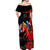 Horse Racing Custom Off Shoulder Maxi Dress 151st Anniversary Race For the Roses LT7