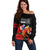 Horse Racing Custom Off Shoulder Sweater 151st Anniversary Race For the Roses LT7
