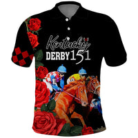 Horse Racing Custom Polo Shirt 151st Anniversary Race For the Roses LT7
