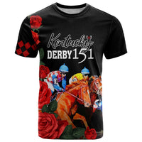 Horse Racing Custom T Shirt 151st Anniversary Race For the Roses LT7