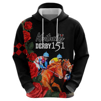 Horse Racing Custom Zip Hoodie 151st Anniversary Race For the Roses LT7